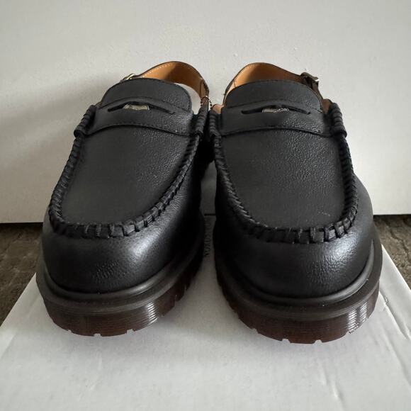 New Dr. Martens Penton Westminster Slingback Mules Black Leather Sz 12 - Picture 6 of 10